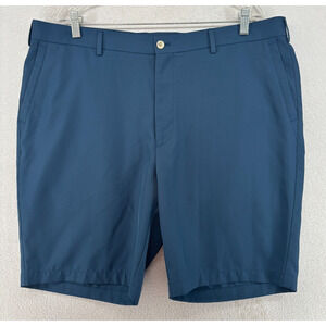 PETER MILLAR Shorts Mens 40 9" Salem Performance Stretch Twill Golf Chino Blue